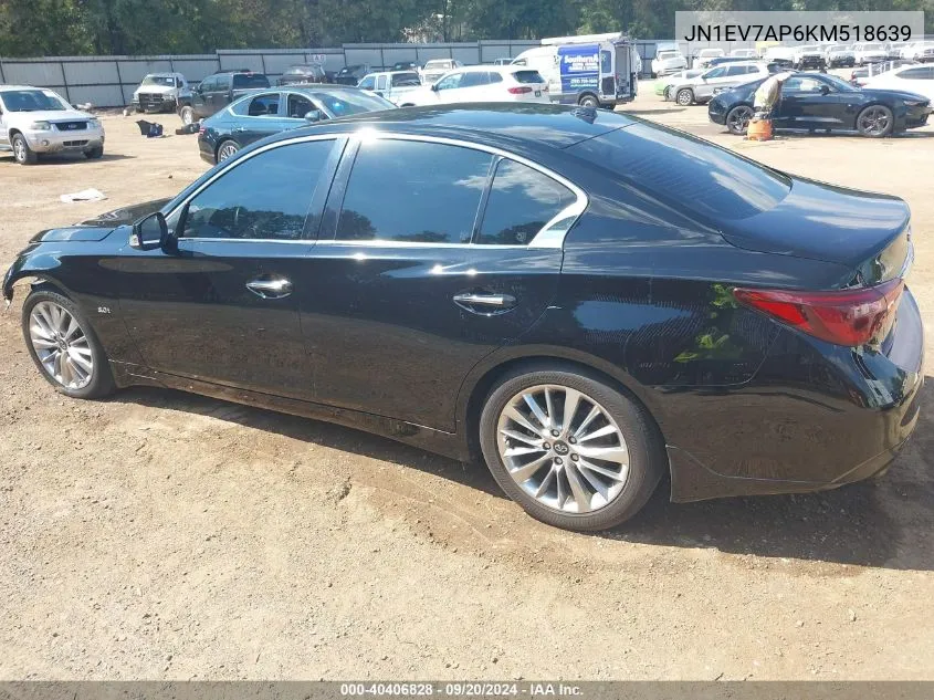 JN1EV7AP6KM518639 2019 Infiniti Q50 3.0T Luxe