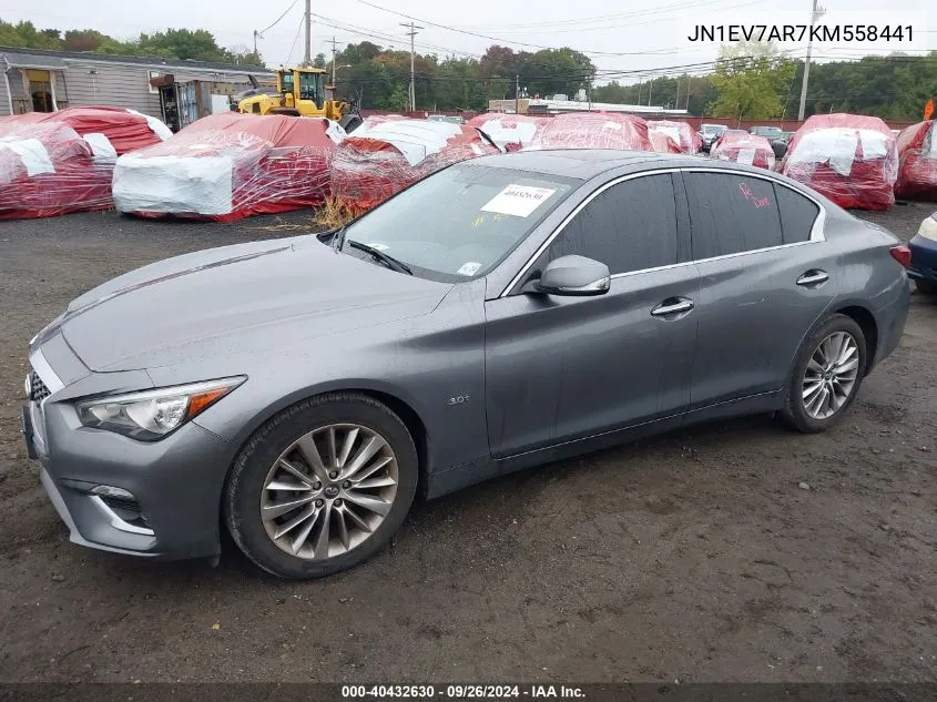 JN1EV7AR7KM558441 2019 Infiniti Q50 3.0T Luxe