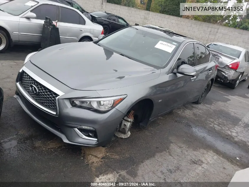 JN1EV7AP8KM541355 2019 Infiniti Q50 3.0T Luxe