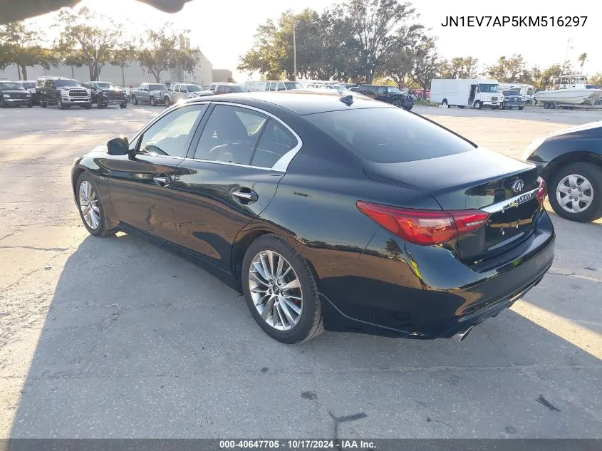 JN1EV7AP5KM516297 2019 Infiniti Q50 3.0T Luxe