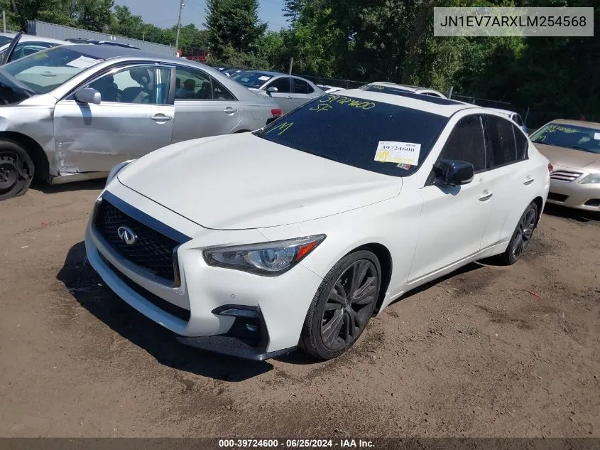 2020 Infiniti Q50 Edition 30 Awd VIN: JN1EV7ARXLM254568 Lot: 39724600