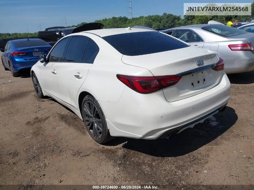 2020 Infiniti Q50 Edition 30 Awd VIN: JN1EV7ARXLM254568 Lot: 39724600