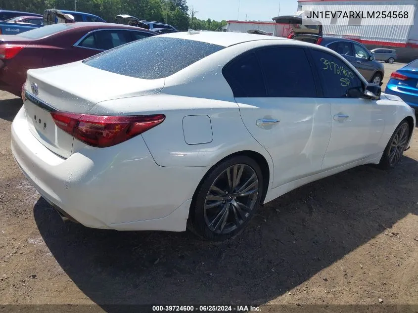 2020 Infiniti Q50 Edition 30 Awd VIN: JN1EV7ARXLM254568 Lot: 39724600