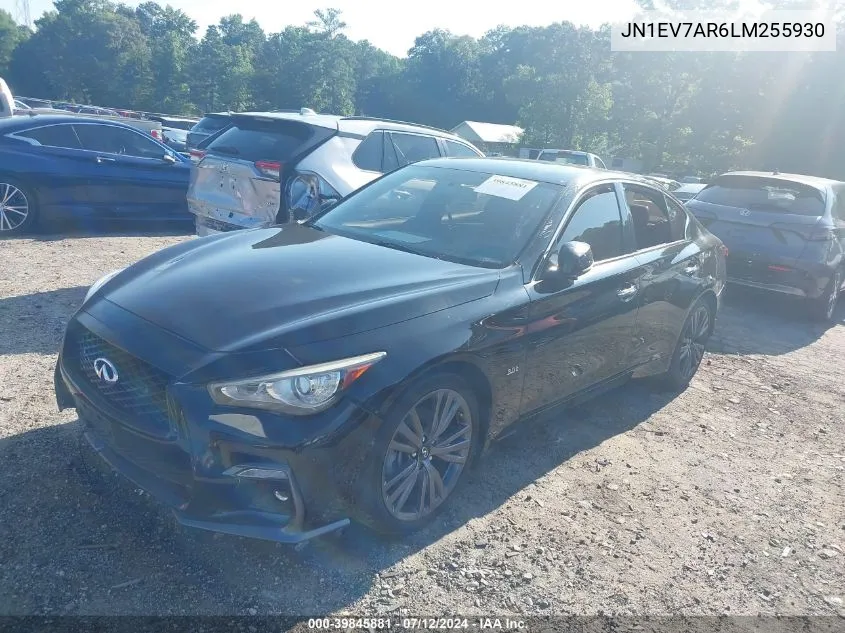 2020 Infiniti Q50 Edition 30 Awd VIN: JN1EV7AR6LM255930 Lot: 39845881