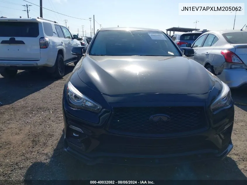 2020 Infiniti Q50 Luxe VIN: JN1EV7APXLM205062 Lot: 40032082