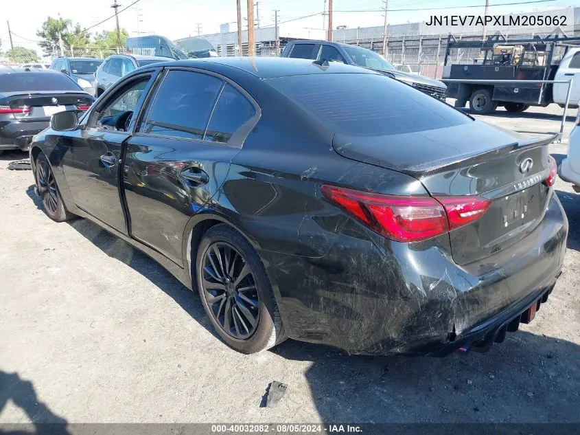 2020 Infiniti Q50 Luxe VIN: JN1EV7APXLM205062 Lot: 40032082