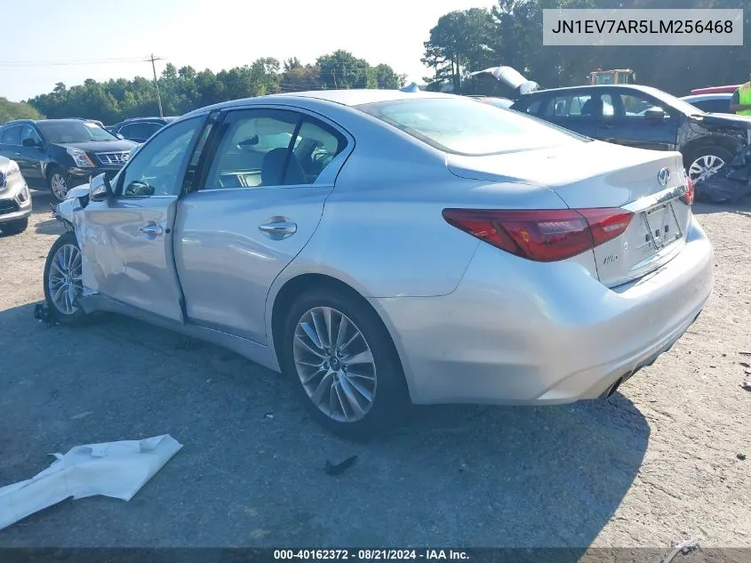 2020 Infiniti Q50 Pure/Luxe/Sport/Edition 30 VIN: JN1EV7AR5LM256468 Lot: 40162372