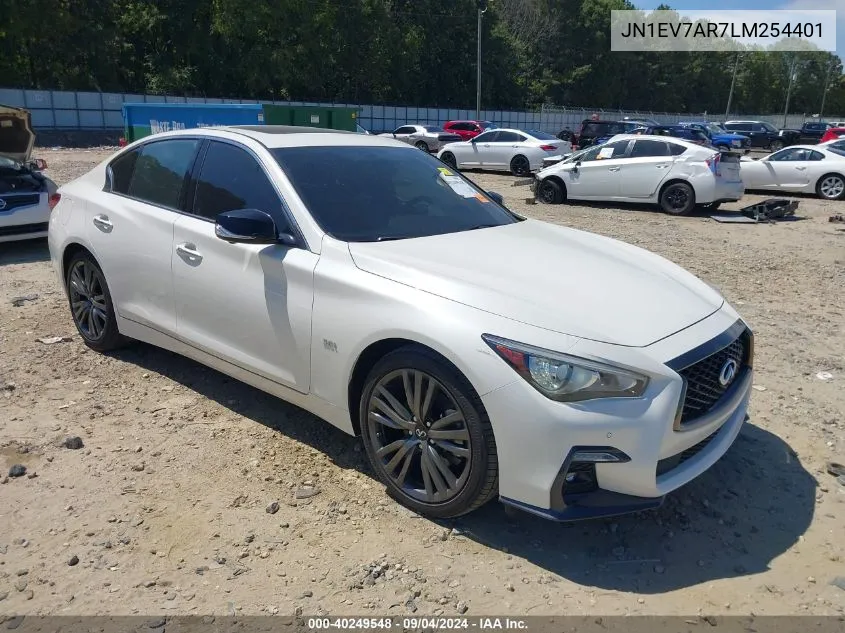 2020 Infiniti Q50 Edition 30 Awd VIN: JN1EV7AR7LM254401 Lot: 40249548