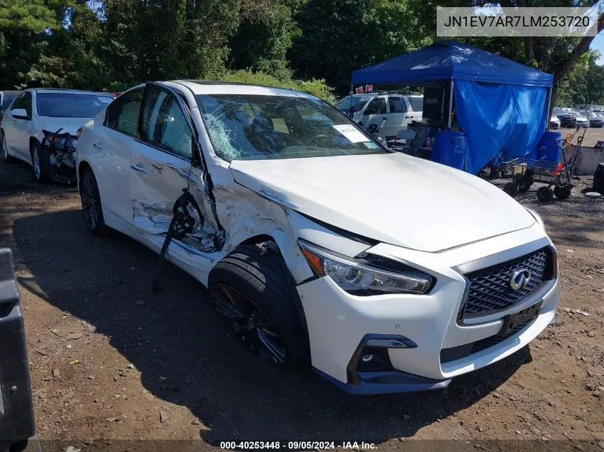 2020 Infiniti Q50 Edition 30 Awd VIN: JN1EV7AR7LM253720 Lot: 40253448