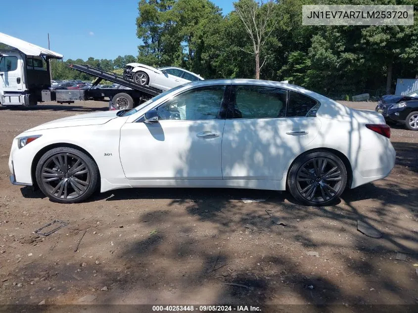 2020 Infiniti Q50 Edition 30 Awd VIN: JN1EV7AR7LM253720 Lot: 40253448