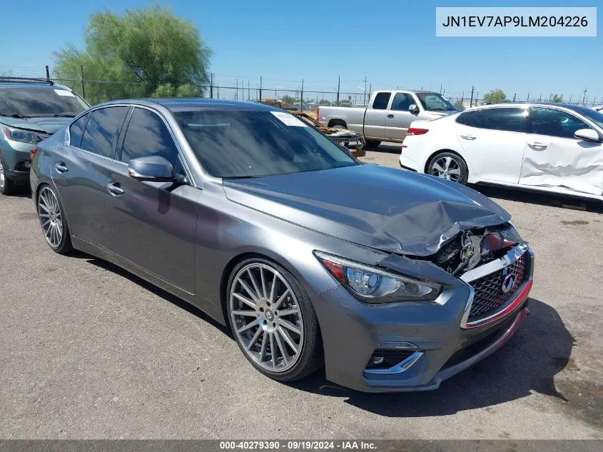 JN1EV7AP9LM204226 2020 Infiniti Q50 Luxe