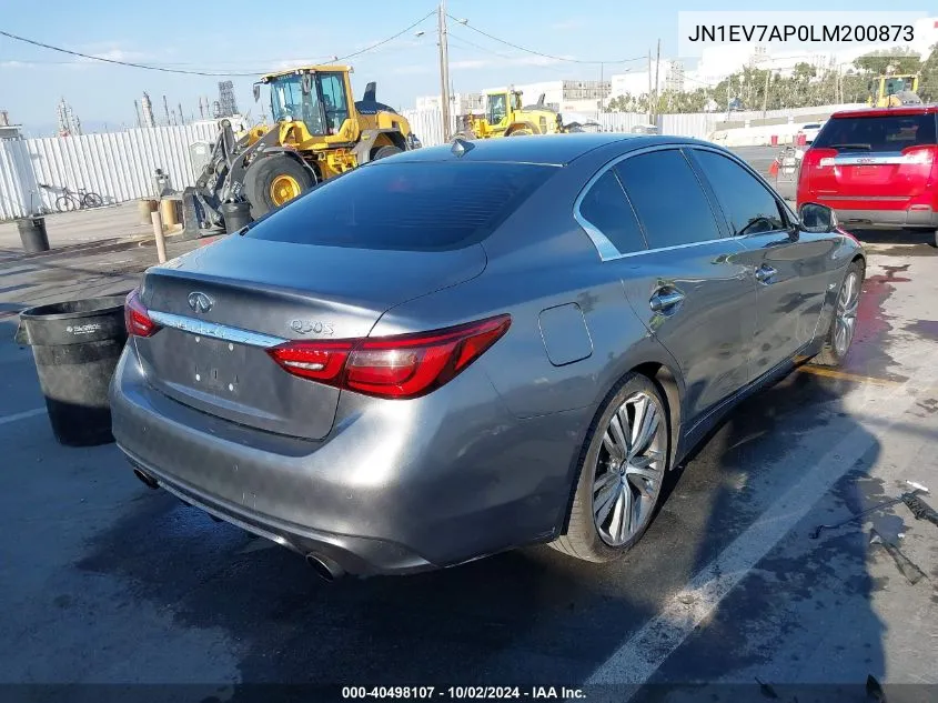 JN1EV7AP0LM200873 2020 Infiniti Q50 Sport