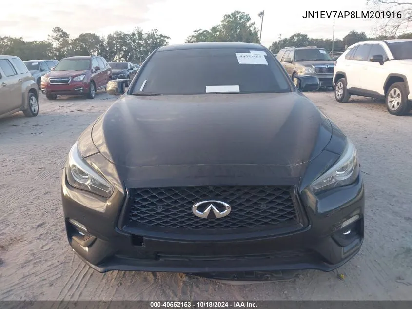 JN1EV7AP8LM201916 2020 Infiniti Q50 Sport