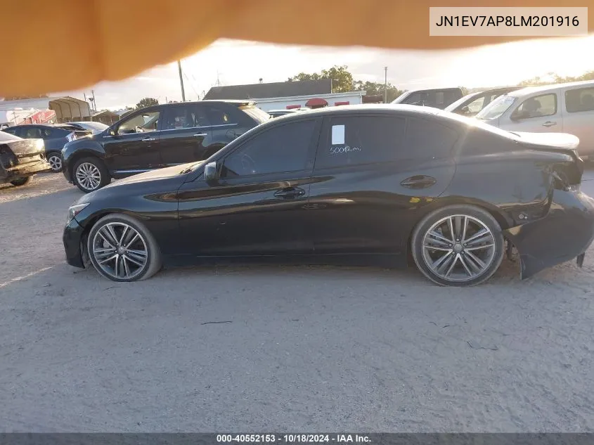 JN1EV7AP8LM201916 2020 Infiniti Q50 Sport