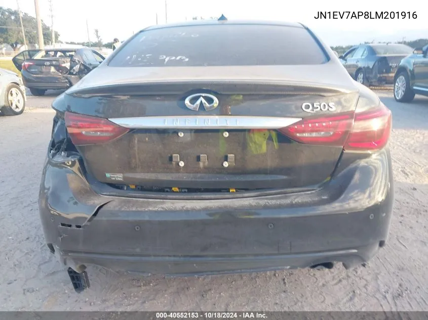 2020 Infiniti Q50 Sport VIN: JN1EV7AP8LM201916 Lot: 40552153