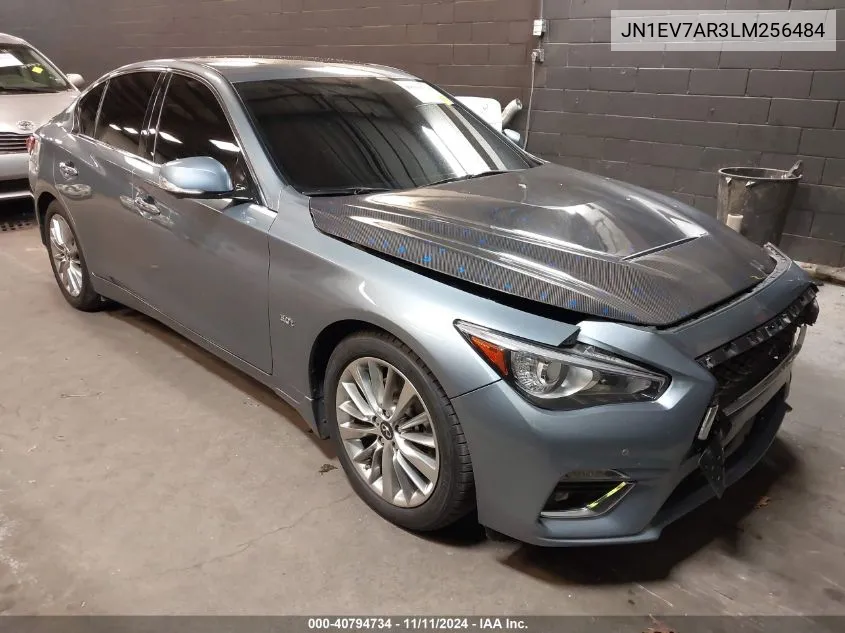 2020 Infiniti Q50 Luxe Awd VIN: JN1EV7AR3LM256484 Lot: 40794734