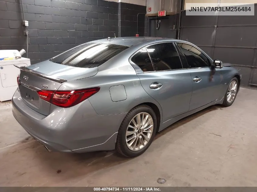 2020 Infiniti Q50 Luxe Awd VIN: JN1EV7AR3LM256484 Lot: 40794734