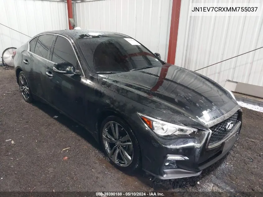 JN1EV7CRXMM755037 2021 Infiniti Q50 Signature Edition Awd