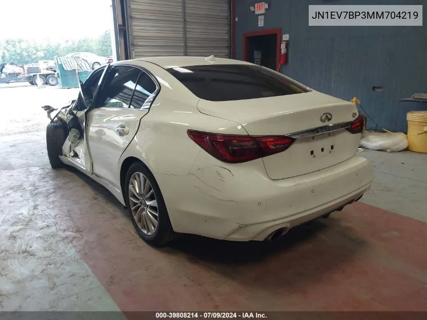 JN1EV7BP3MM704219 2021 Infiniti Q50 Luxe