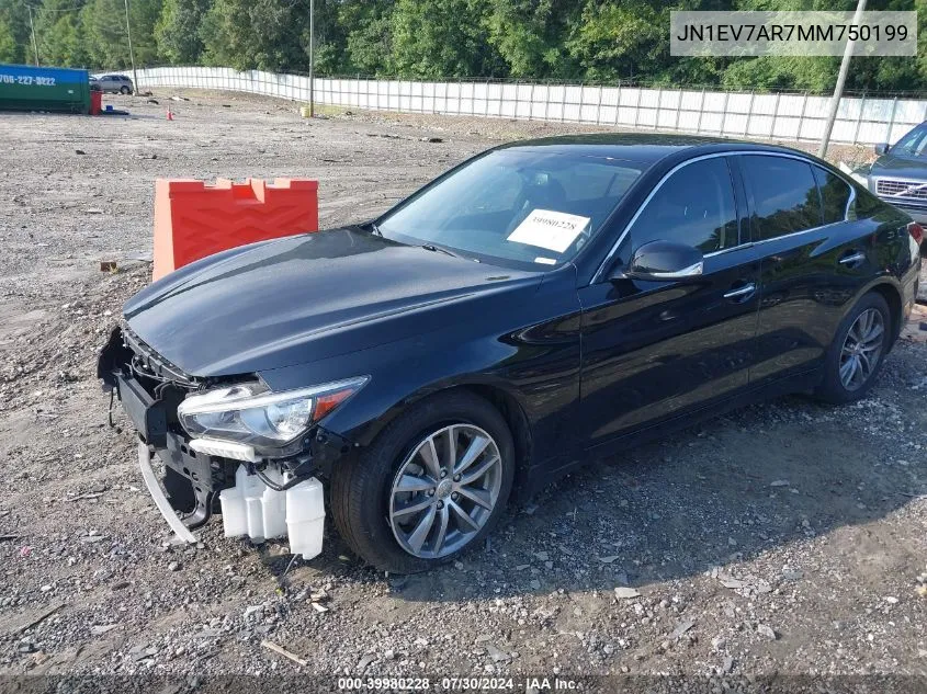 JN1EV7AR7MM750199 2021 Infiniti Q50 Pure Awd