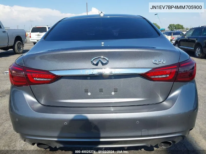 JN1EV7BP4MM705900 2021 Infiniti Q50 Luxe