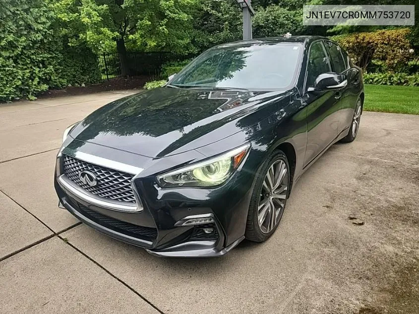 JN1EV7CR0MM753720 2021 Infiniti Q50 Sensory/Signature Edition