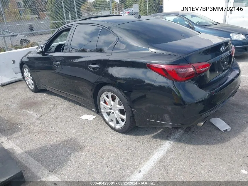 JN1EV7BP3MM702146 2021 Infiniti Q50 Luxe