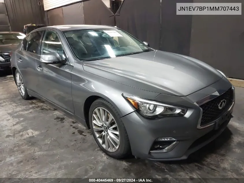 JN1EV7BP1MM707443 2021 Infiniti Q50 Luxe