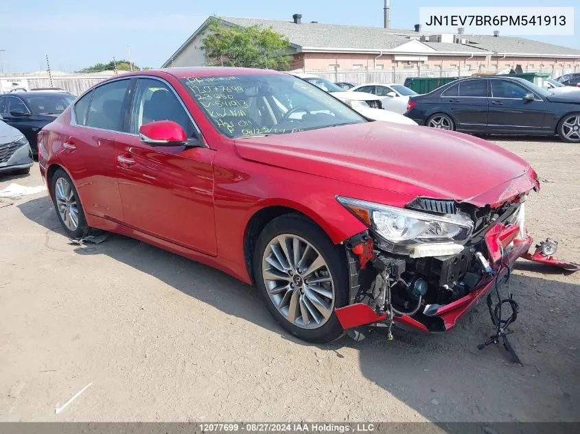 2023 Infiniti Q50 VIN: JN1EV7BR6PM541913 Lot: 12077699