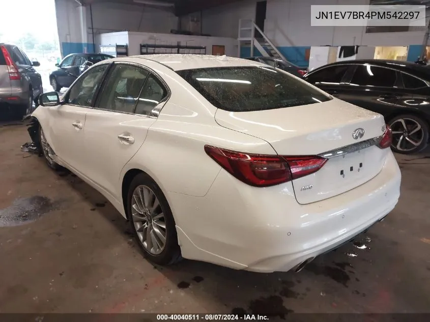 JN1EV7BR4PM542297 2023 Infiniti Q50 Luxe Awd