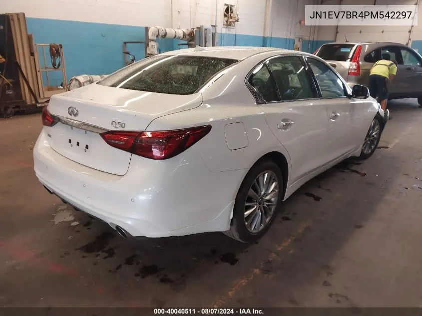 JN1EV7BR4PM542297 2023 Infiniti Q50 Luxe Awd