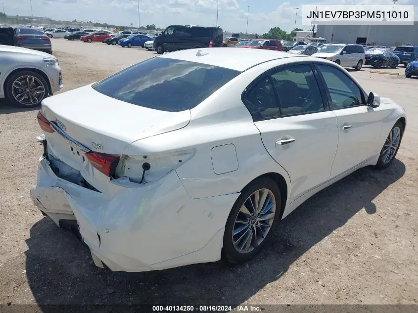 JN1EV7BP3PM511010 2023 Infiniti Q50 Luxe