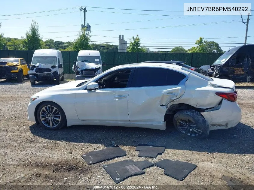 JN1EV7BR6PM540292 2023 Infiniti Q50 Luxe Awd