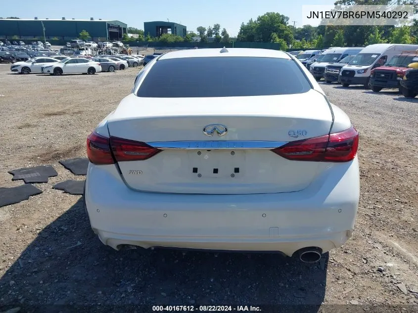 JN1EV7BR6PM540292 2023 Infiniti Q50 Luxe Awd