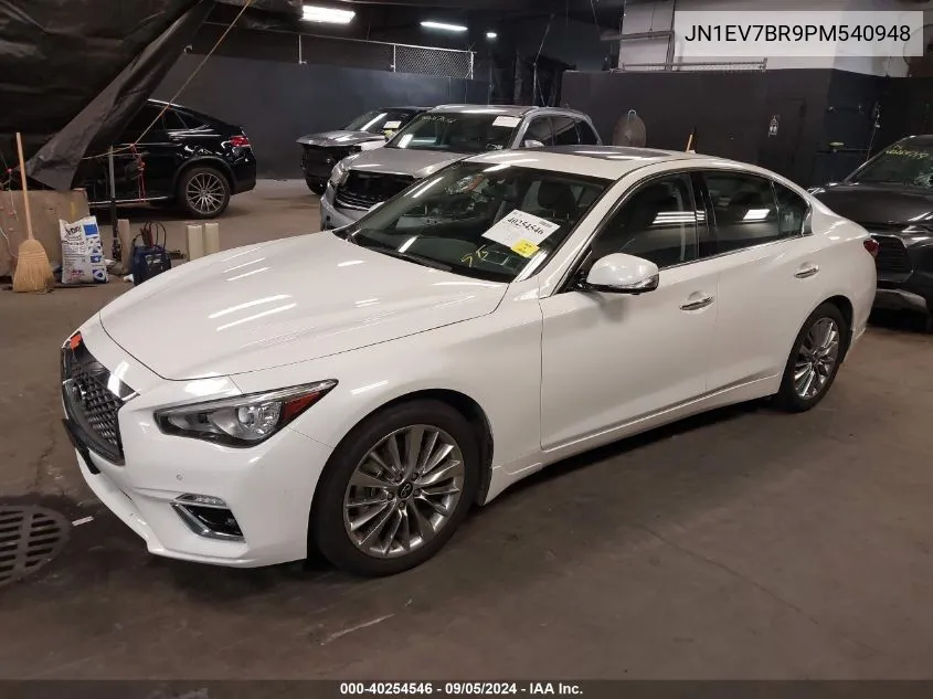 JN1EV7BR9PM540948 2023 Infiniti Q50 Luxe Awd