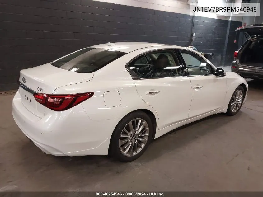 JN1EV7BR9PM540948 2023 Infiniti Q50 Luxe Awd