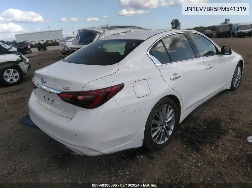 JN1EV7BR5PM541319 2023 Infiniti Q50 Luxe Awd