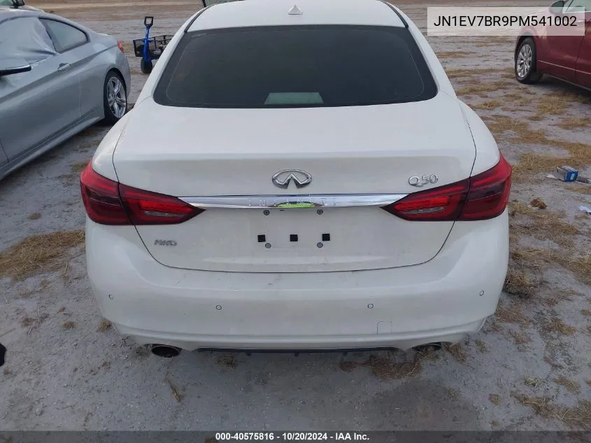 2023 Infiniti Q50 Luxe VIN: JN1EV7BR9PM541002 Lot: 40575816