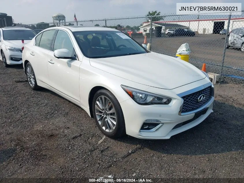 2024 Infiniti Q50 Luxe Awd VIN: JN1EV7BR5RM630021 Lot: 40125080