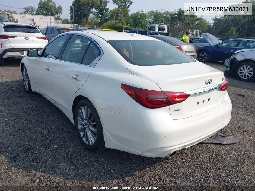 2024 Infiniti Q50 Luxe Awd VIN: JN1EV7BR5RM630021 Lot: 40125080