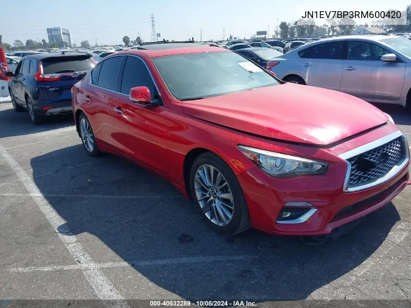 JN1EV7BP3RM600420 2024 Infiniti Q50 Luxe