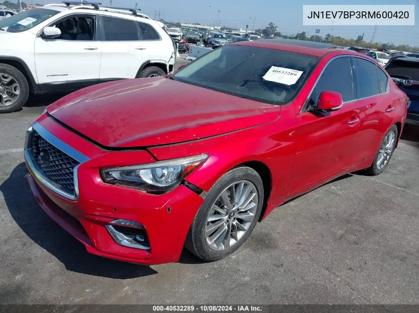 JN1EV7BP3RM600420 2024 Infiniti Q50 Luxe