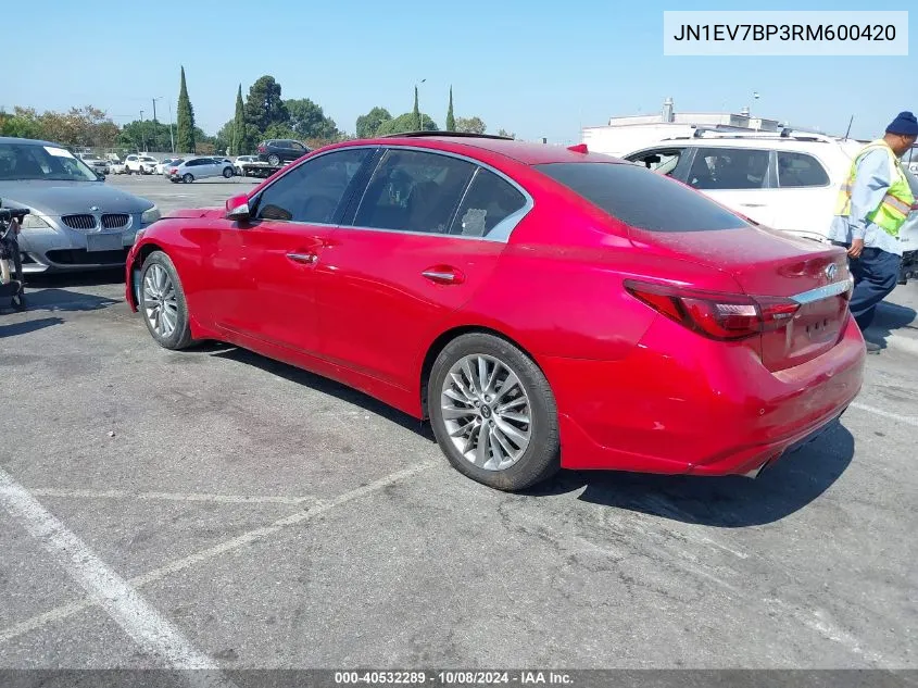 JN1EV7BP3RM600420 2024 Infiniti Q50 Luxe