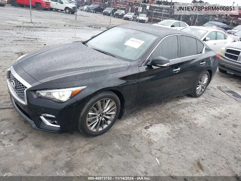 2024 Infiniti Q50 Luxe VIN: JN1EV7BP8RM600851 Lot: 40873753