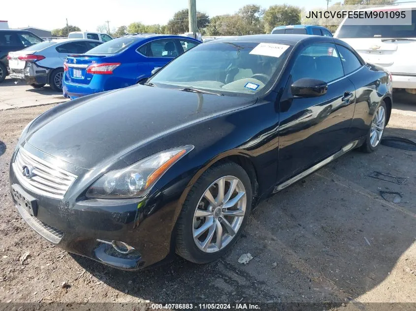 2014 Infiniti Q60 VIN: JN1CV6FE5EM901095 Lot: 40786883