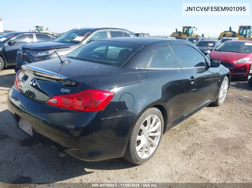 2014 Infiniti Q60 VIN: JN1CV6FE5EM901095 Lot: 40786883