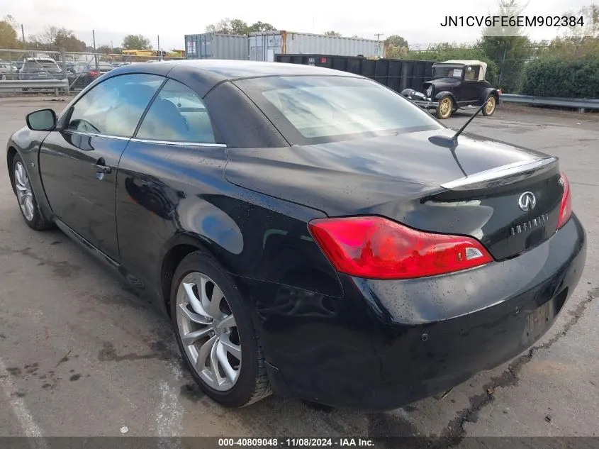 2014 Infiniti Q60 VIN: JN1CV6FE6EM902384 Lot: 40809048