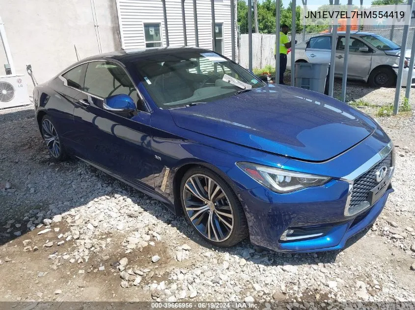 2017 Infiniti Q60 3.0T Premium VIN: JN1EV7EL7HM554419 Lot: 39666956