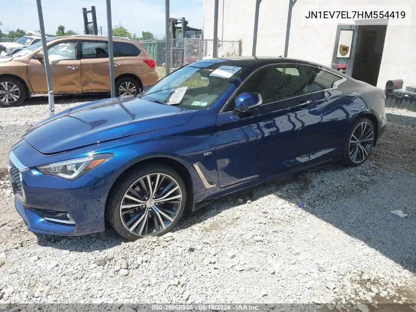 2017 Infiniti Q60 3.0T Premium VIN: JN1EV7EL7HM554419 Lot: 39666956