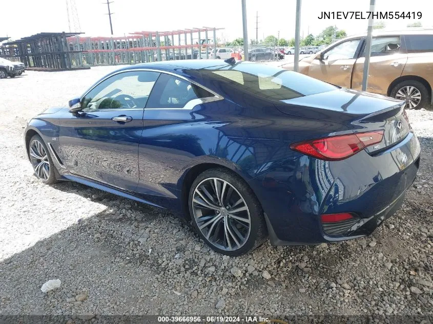 2017 Infiniti Q60 3.0T Premium VIN: JN1EV7EL7HM554419 Lot: 39666956